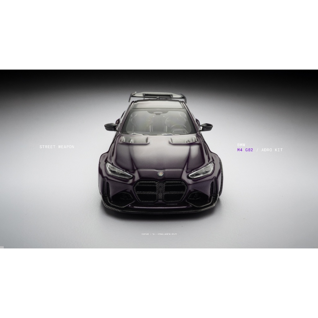 Street weapon BMW M4 G92 Purple Adro Kit Unsealed