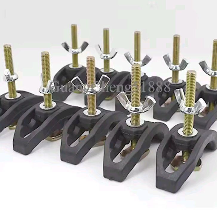 kit penjepit CNC router karet plastik plat tekan mesin CNC bracket holder