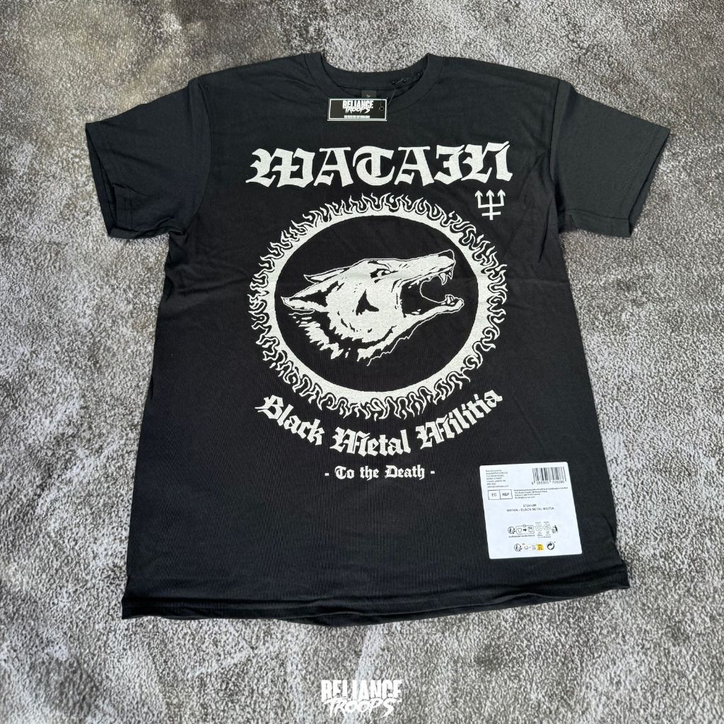 T-shirt Official | Watain - Black Metal Militia (Black)