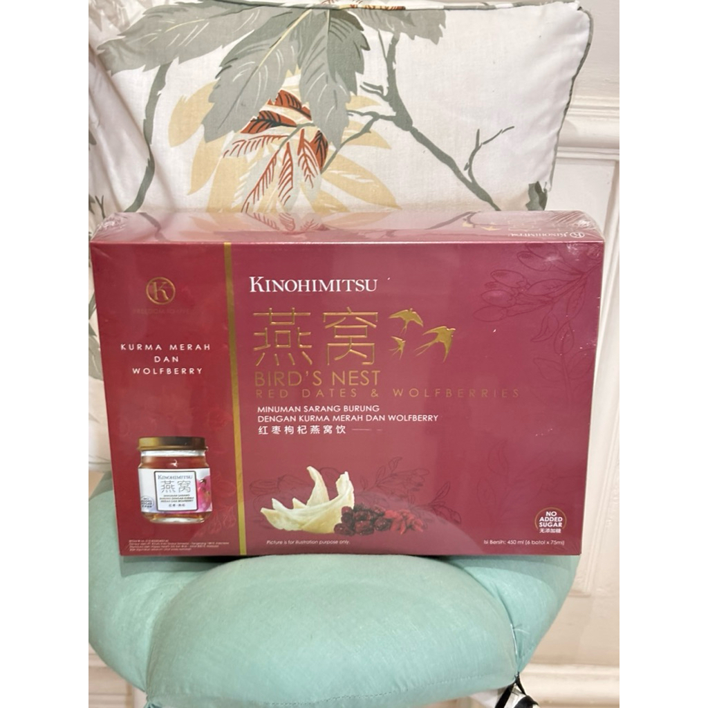 NEW Kinohimitsu Bird's Nest Red Dates & Wolfberries 75ml - 6 Botol