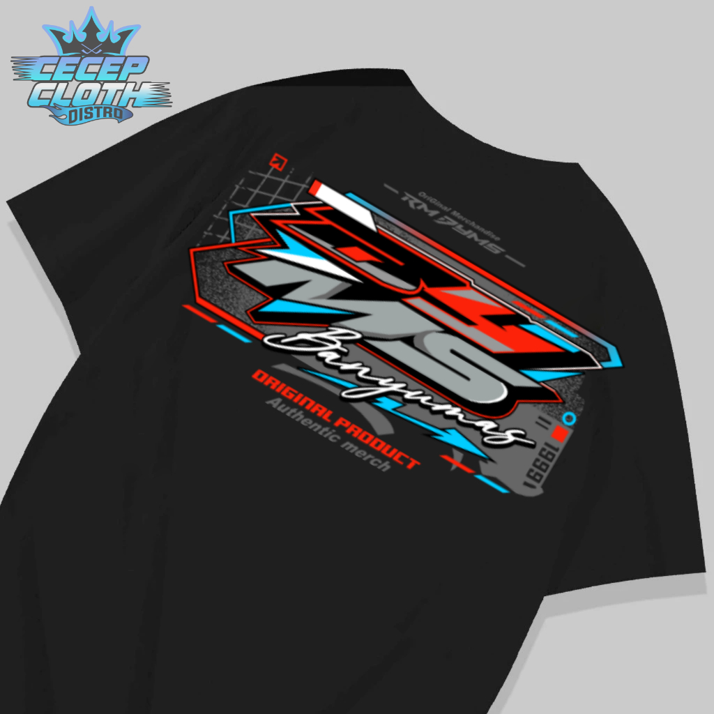 Kaos Rm Banyumas V2 / Baju Pria Wanita T-Shrit Cotton combed 24s