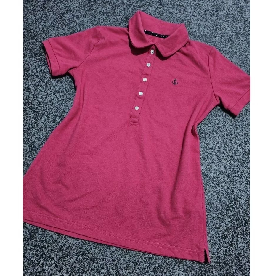 Kaos Polo Cewek Fuchsia/Kaos Polo Cewek Press Body