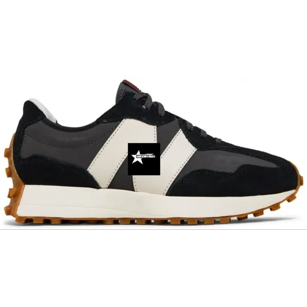 Sepatu NB 327 Black Greey