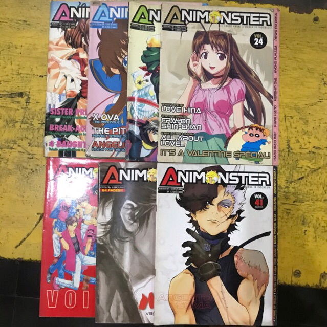 BUKU ANIMONSTER BORONGAN 7 MAJALAH PAKET LANGKA