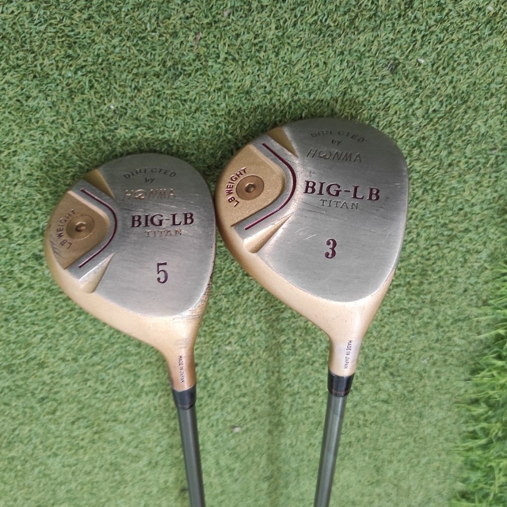Stick Golf Paket Fairway Wood 3 Dan Fairway Wood 5 Honma BIG-LB TITAN Bintang 4 Original Made In Jap