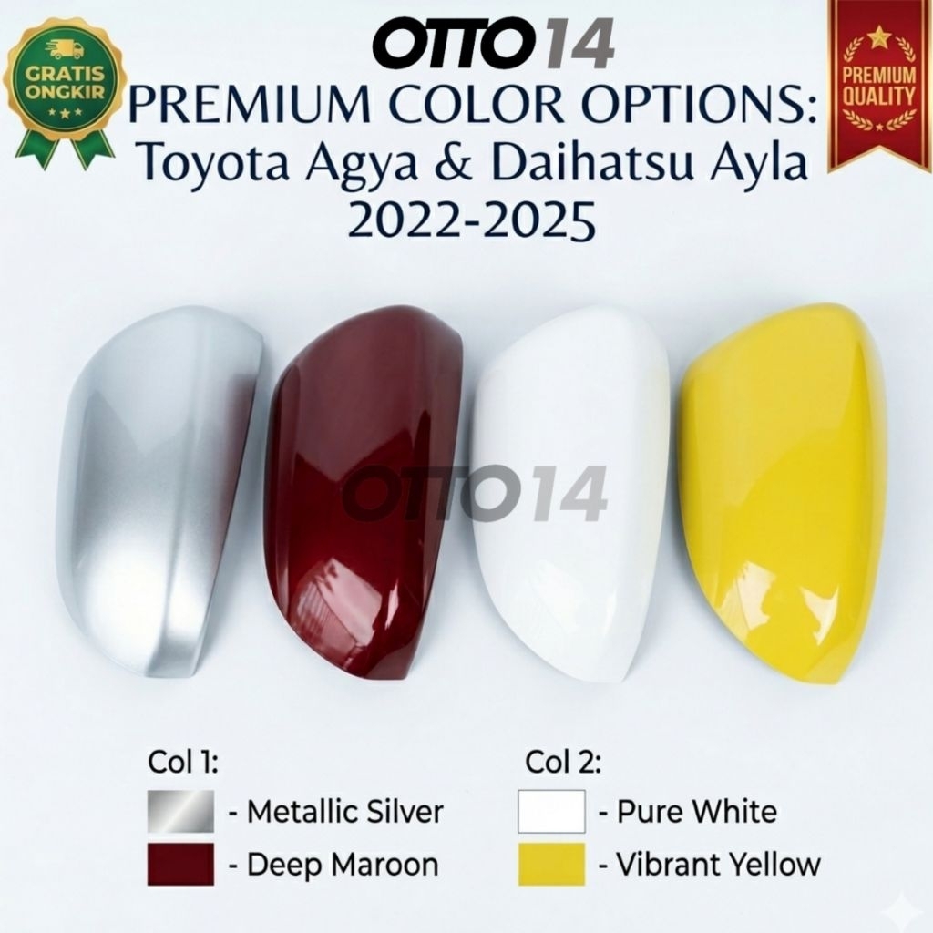 Cover Spion AYLA AGYA 2022 2023 2024 - SIRION / TUTUP  SPION AGYA AYLA 2023 2024 cover spion sirion 