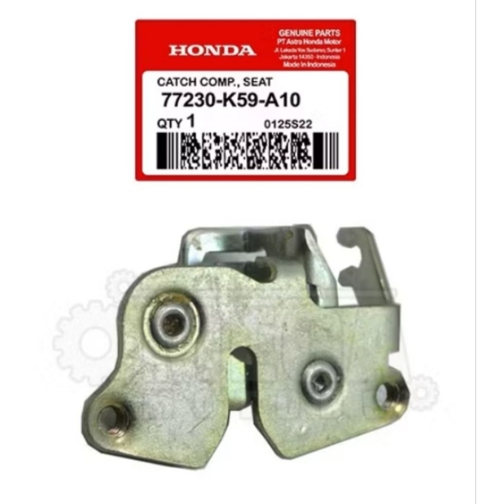 77230-K59-A10 Lawan kunci Sadel Jok beat deluxe / genio / sccopy k2f / vario 150 / vario 125 led. ke