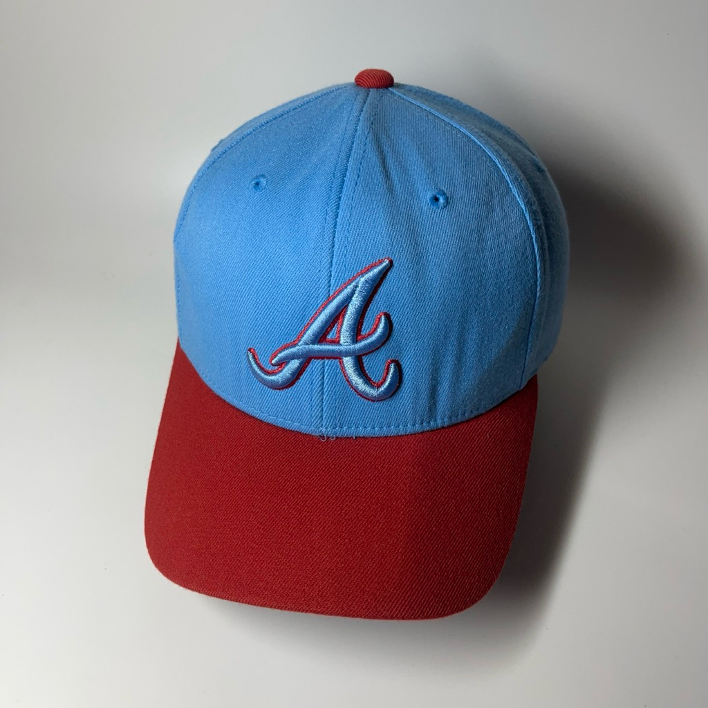 Topi MLB Flexfit Atlanta Braves Blue Red