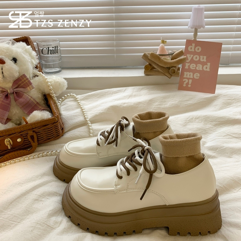 NEW  TZS Zenzy Haeyeon Shoes - Sepatu Oxford Wanita - Sepatu Docmart Wanita - Sepatu Wanita