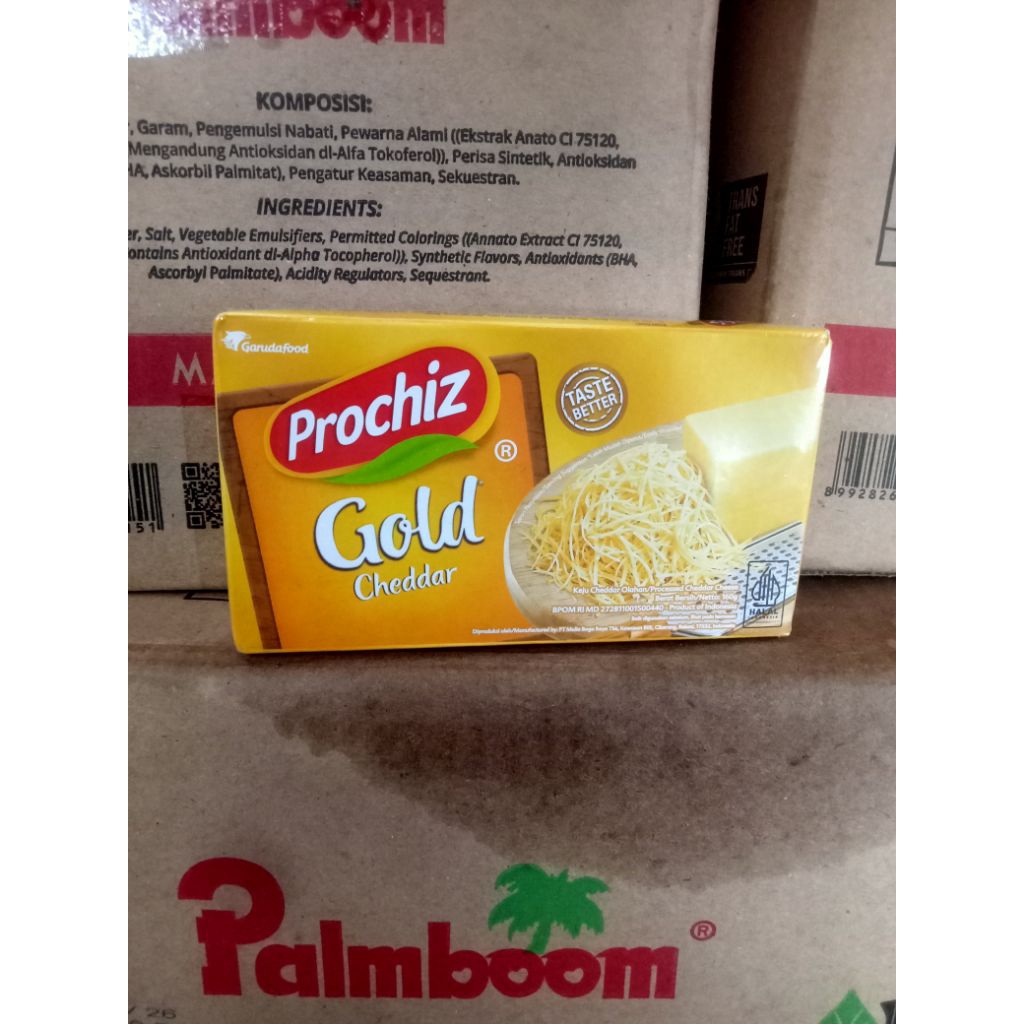 Prochiz Gold Cheddar 160gr Keju Prochiz