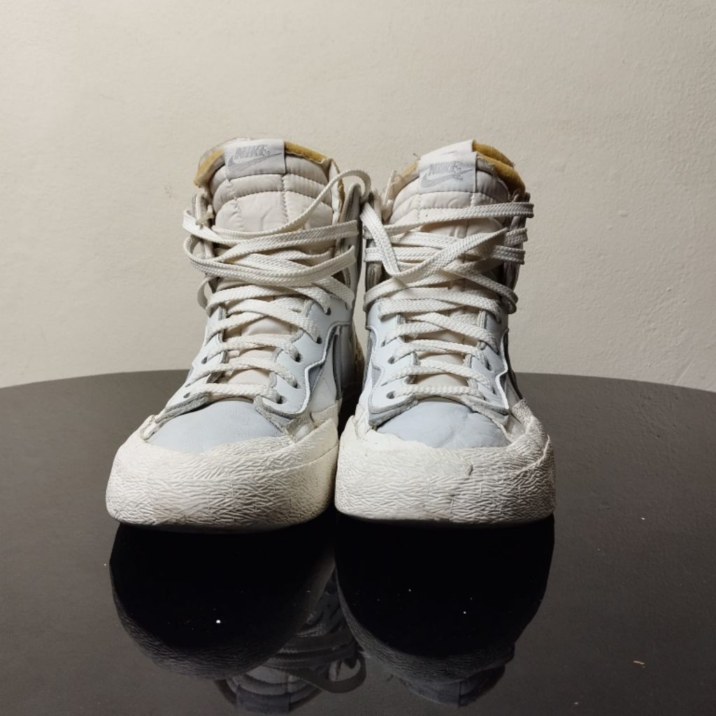 Nike X sacai blazer mid white gray