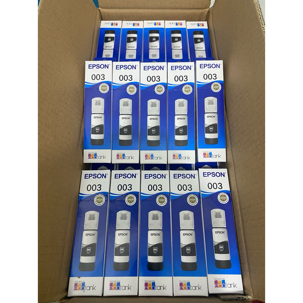 PAKET 1 BOX(60pcs) TINTA EPSON 003 BLACK()