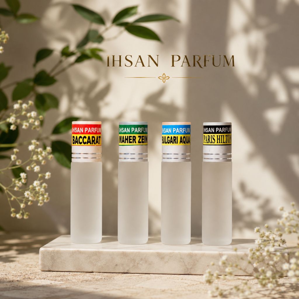 PARFUM SHOLAT IHSAN PARFUM WANGI AWEET DAN TAHAN LAMA /10ML/