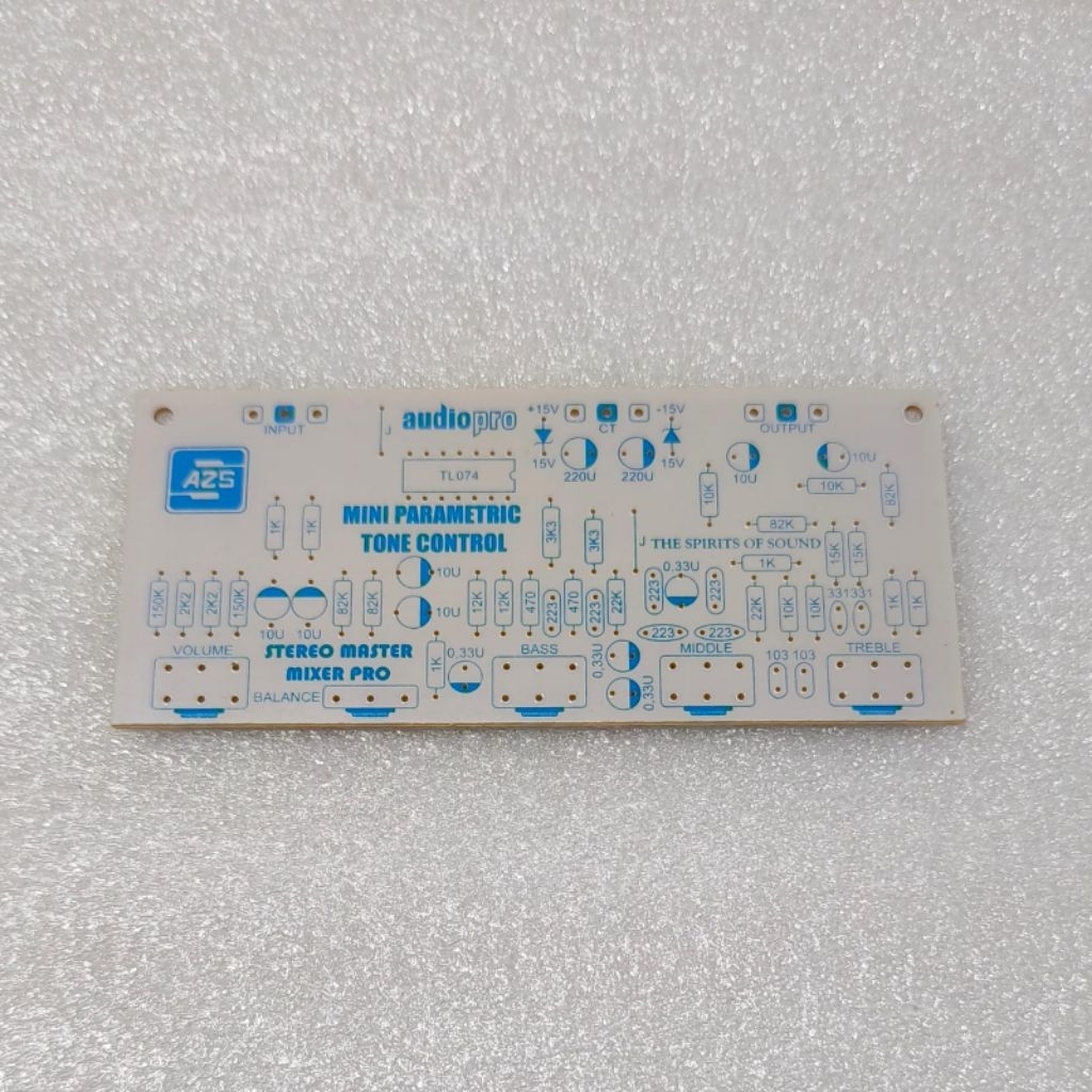 PCB Tone Control Mini Parametrik AudioPro Stereo Amplifier