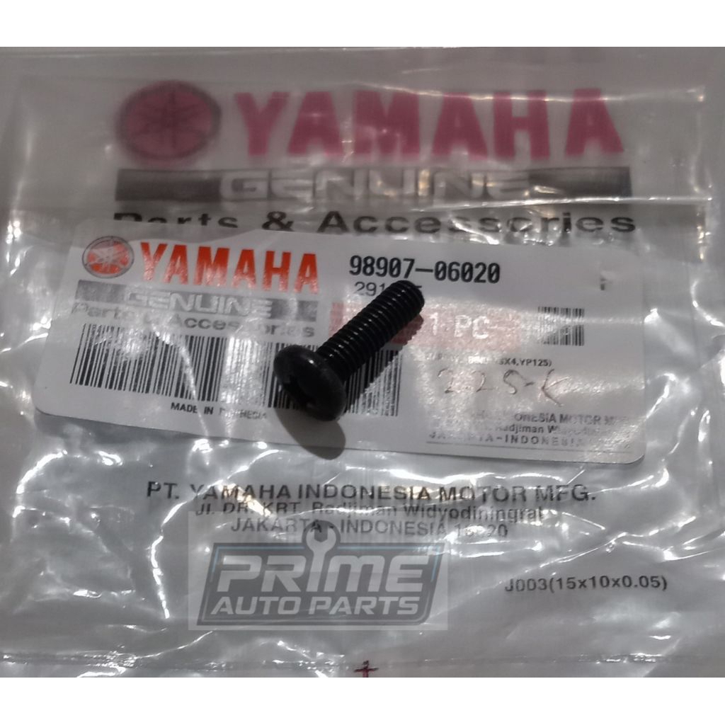 Screw Bind Baut Bodi Body Sayap Samping Yamaha Scorpio Original Asli Yamaha 98907-06020