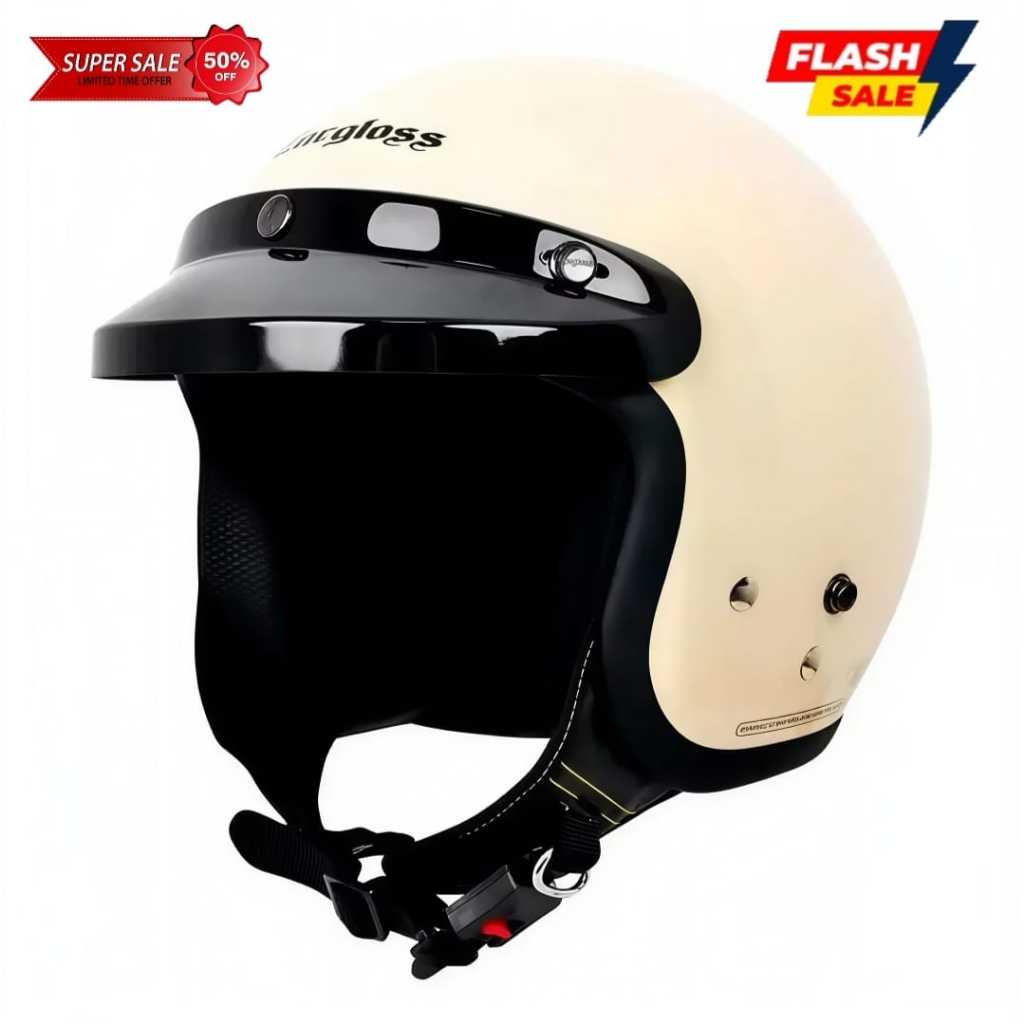 HELM BOGO RETRO DEWASA HELM BOGO RETRO PREMIUM SNI UNTUK PRIA DAN WANITA HELM CARGLOSS KW SUPER PREM