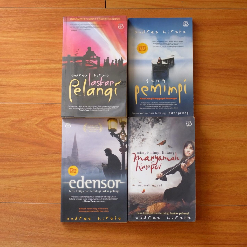 Tetralogi Laskar Pelangi by Andrea Hirata
