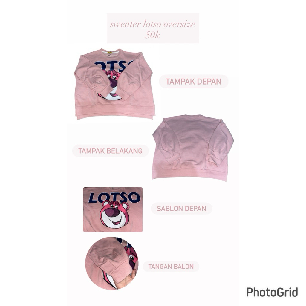 Sweater Lotso Oversize