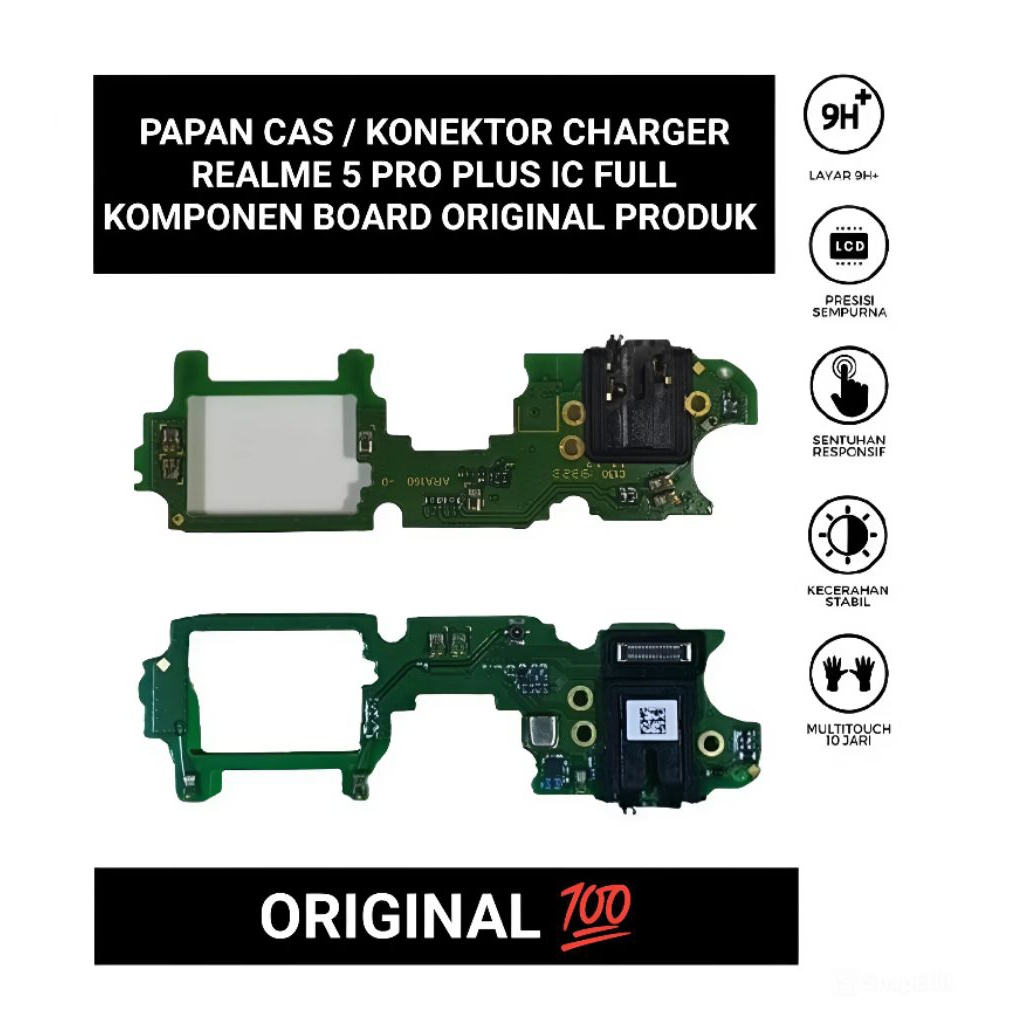papan cas konektor realme 5 pro original produk berkualitas