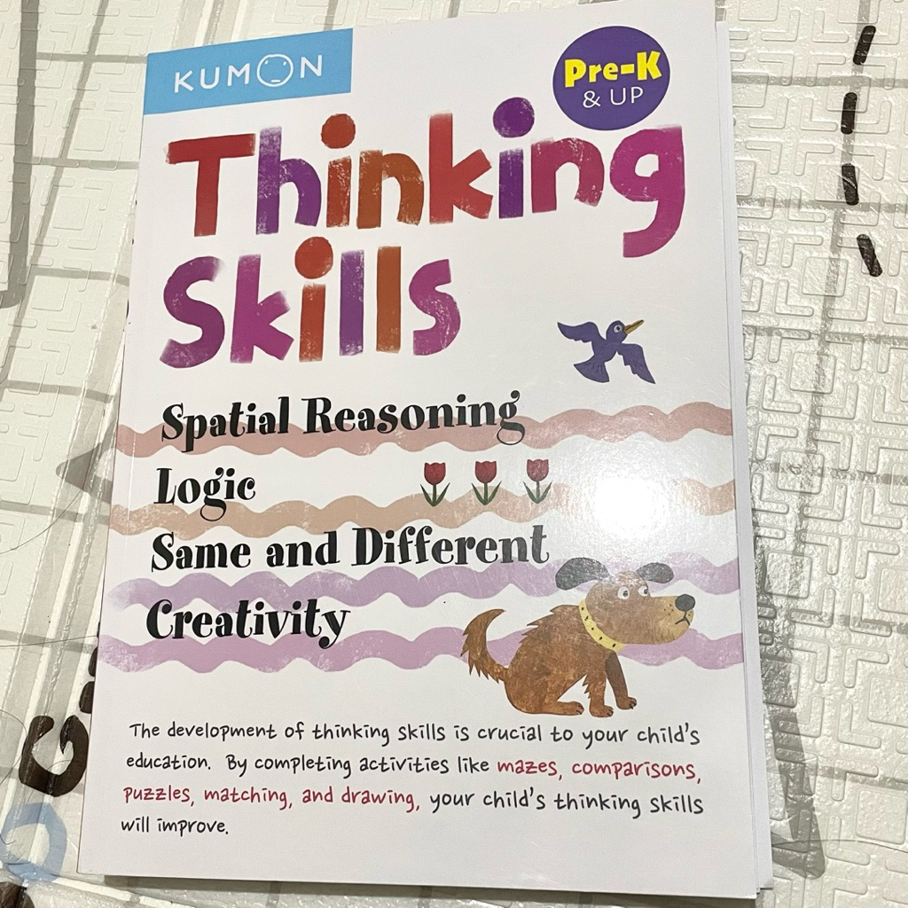 ORIGINAL Buku Kumon Thinking Skills Pre K