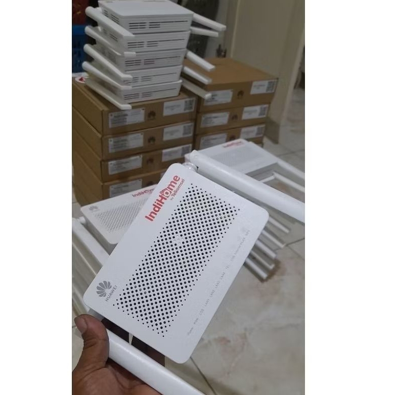 Router HUAWEI 5V5 ( HG8145V5 ) GPON OPEN ONT 4G-5G  port biru + adaptor