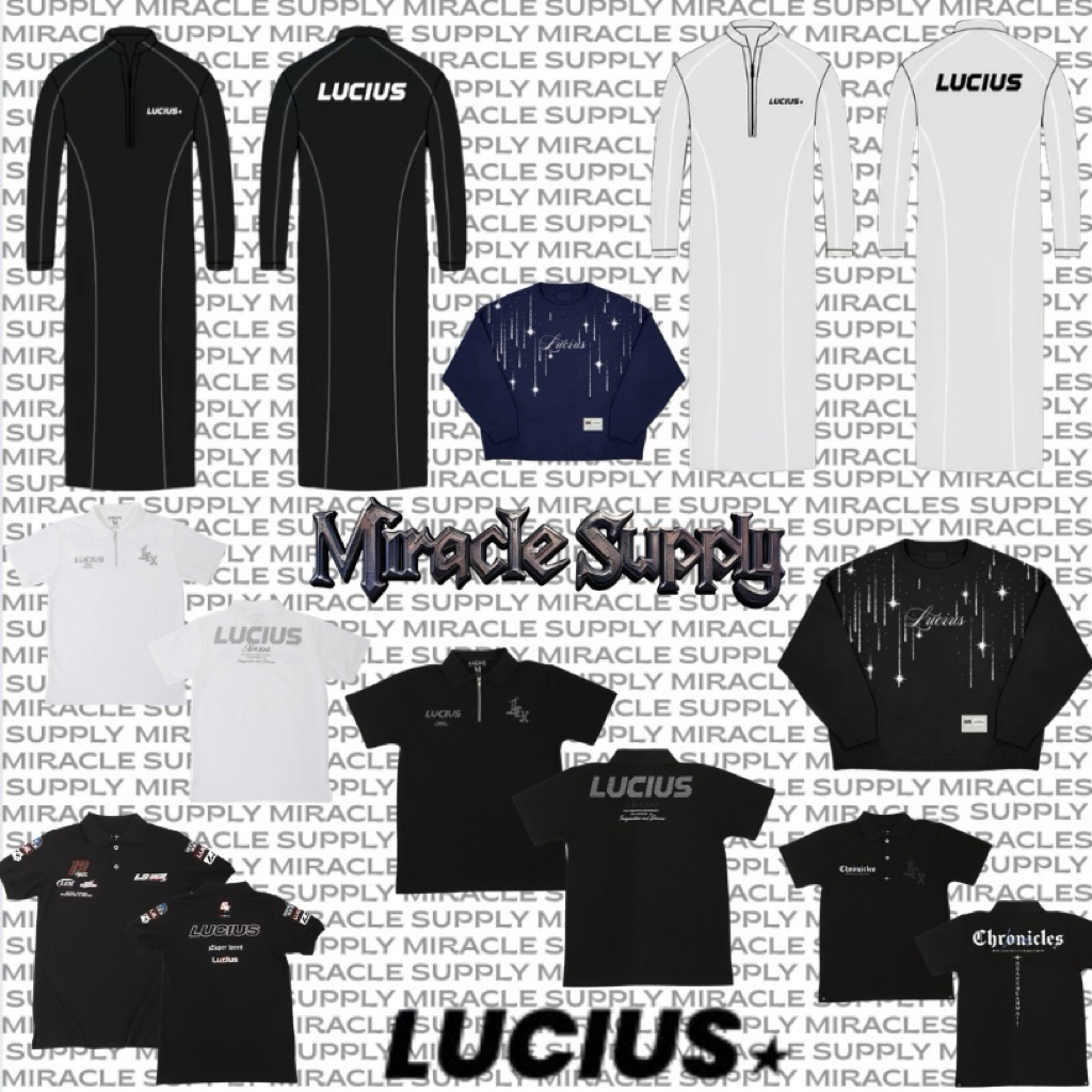 - READY STOK - SIAP KIRIM [LUCIUS STUDIO] Lucius Gamis Black | Lucius Gamis White | Lucius Polo Crys