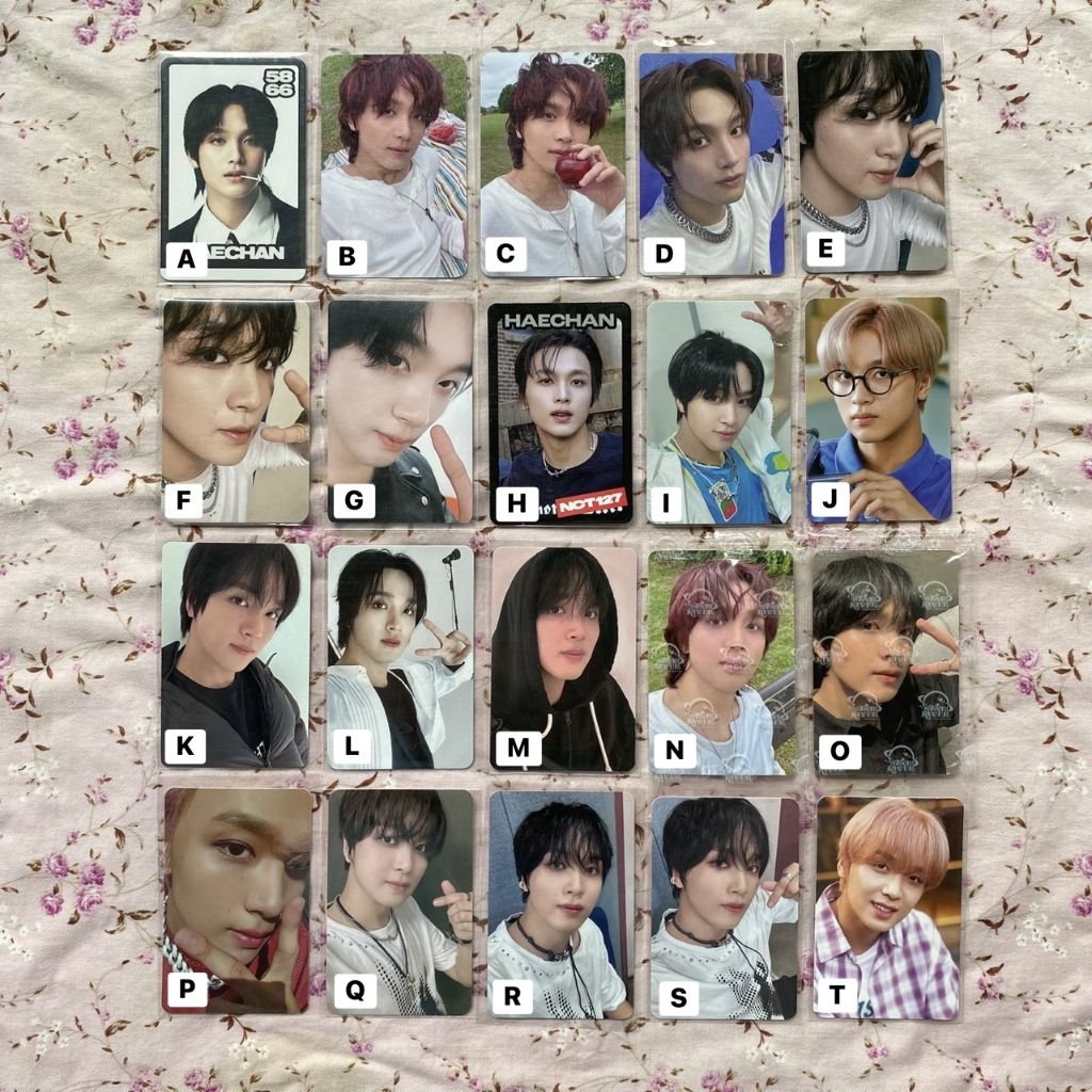 Official photocard haechan nct dream 127 lucky draw pob mumo album ver starriver unit mark haechan