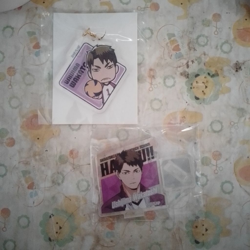 Haikyuu Bundle Set Keychain & Acrylic Stand Ushijima Wakatoshi
