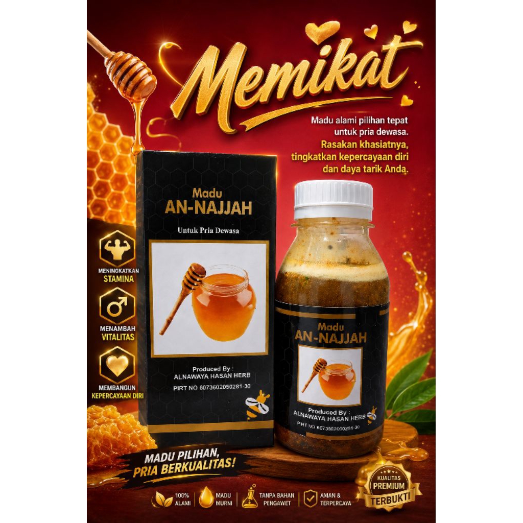 Madu Herbal Madu Laki Madu Pria Dewasa Berstamina Tinggi Madu Kuat Bertenaga Madu Perkasa Madu Prima
