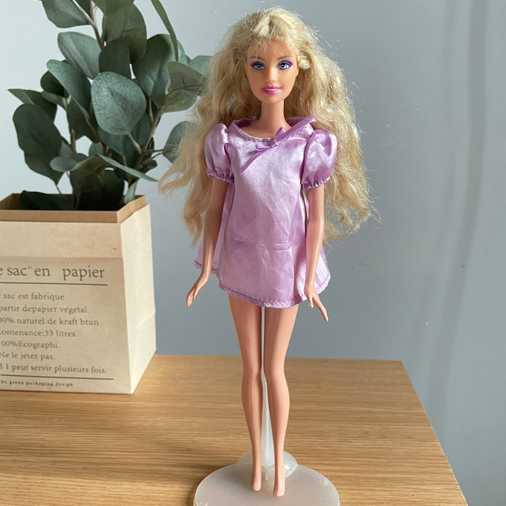 Preloved Barbie Ori Mattel Vintage Jadul Kaki Karet Boneka Doll Mainan Anak Perempuan Second Bekas