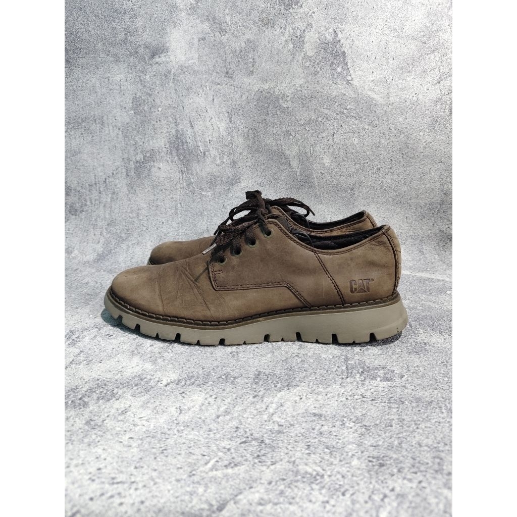 SEPATU CAT CATERPILLAR FLEXFWD LOW BROWN SECOND ORIGINAL LIKE NEW