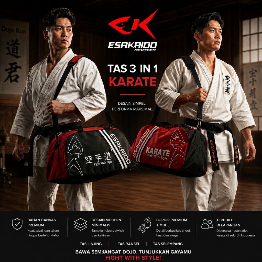ESAKAIDO - TAS THREEINONE KARATE