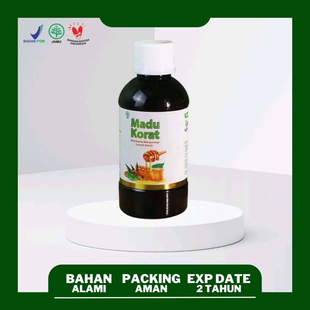 Madu Korat Obat Herbal Menurunkan Kadar Kolesterol Tinggi Stabilkan Tekanan Darah Asli Original