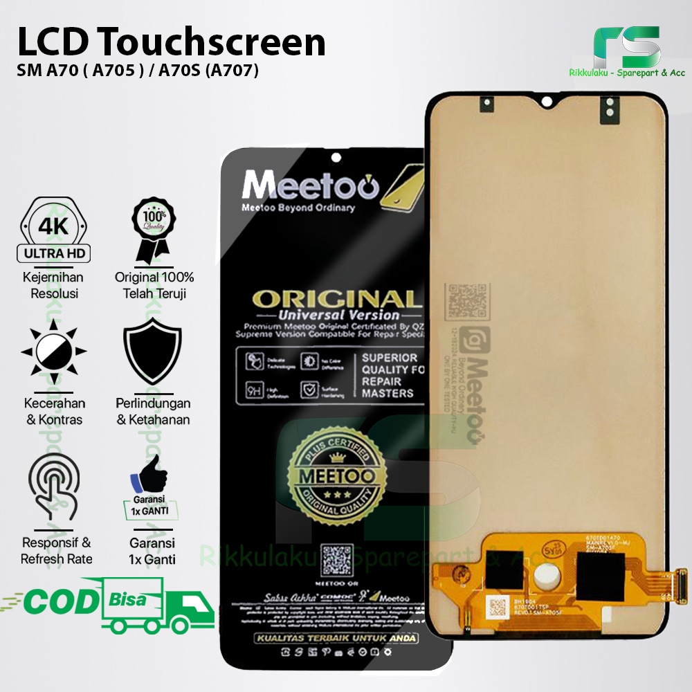 LCD Touchscreen Samsung A70 (A705) Original 100% Fullset