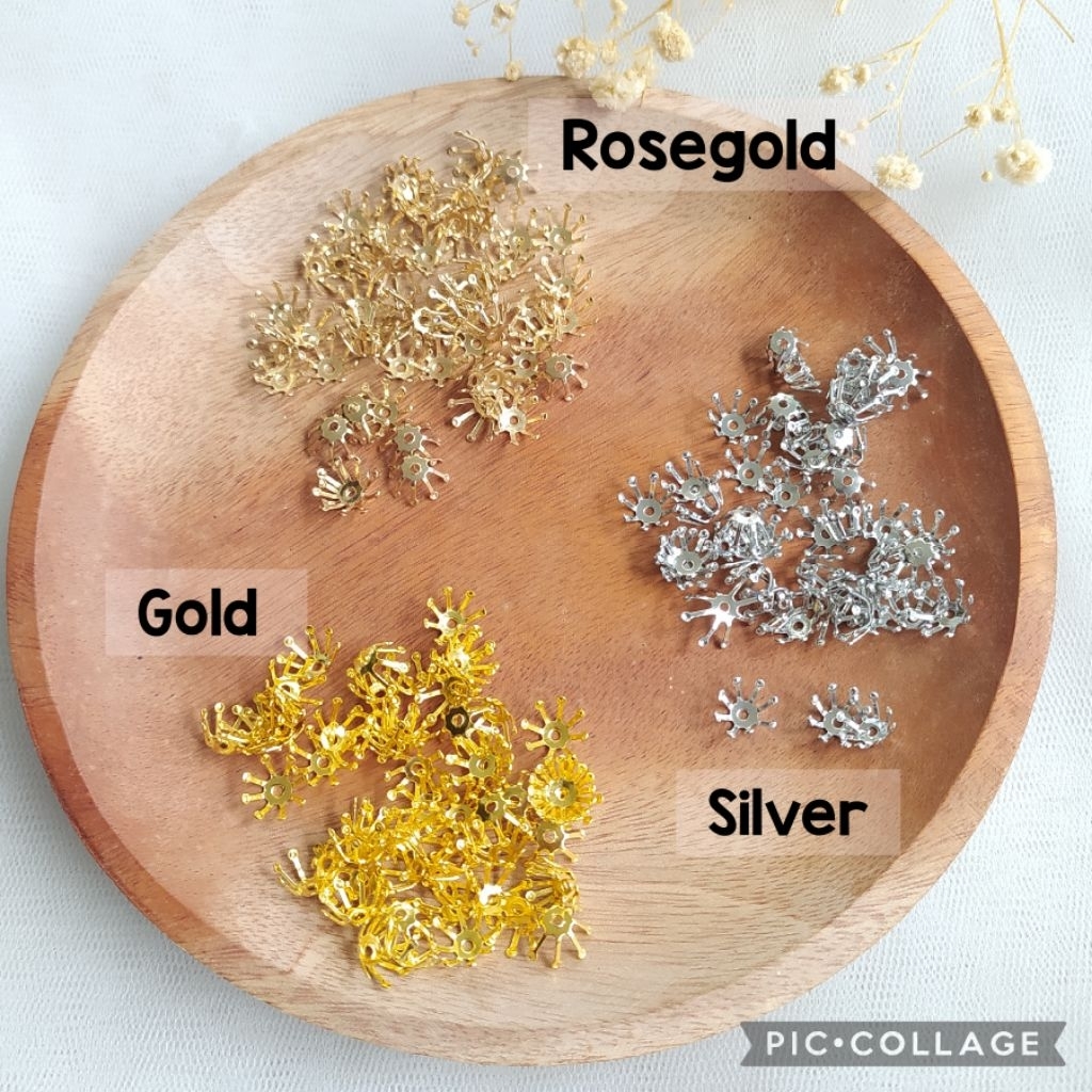 Ornamen Putik Bunga Besi Ringan