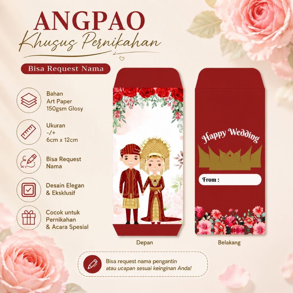 Amplop Pengantin Nusantara Amplop Kondangan Amplop Pernikahan Amplop Murah Amplop Lucu Amplop Unik A