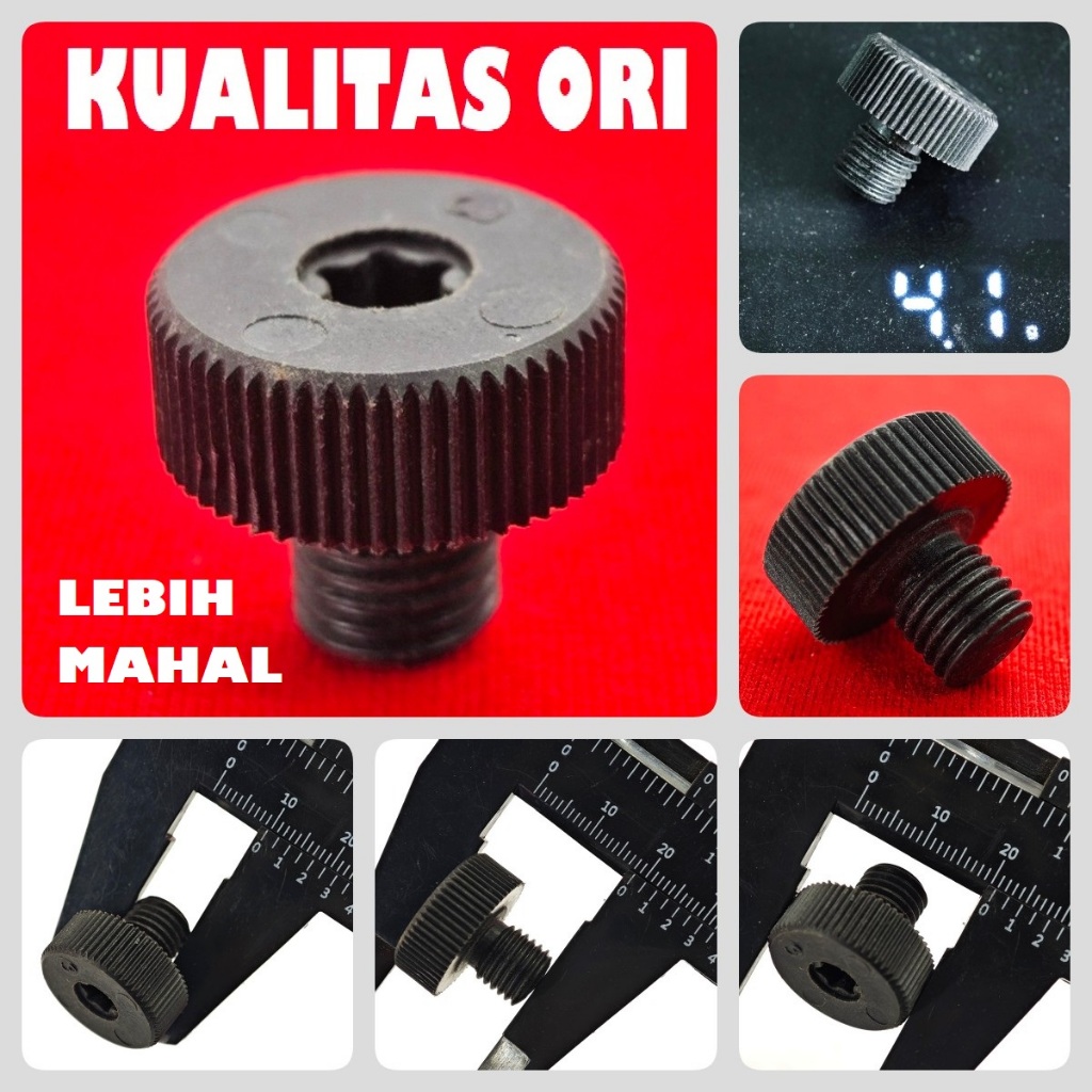 2064 (91DP) TUTUP PEMBUANGAN AIR RADIATOR VARIO 125 fi 150 new pcx 160 ori baut bolt bintang kzr mot