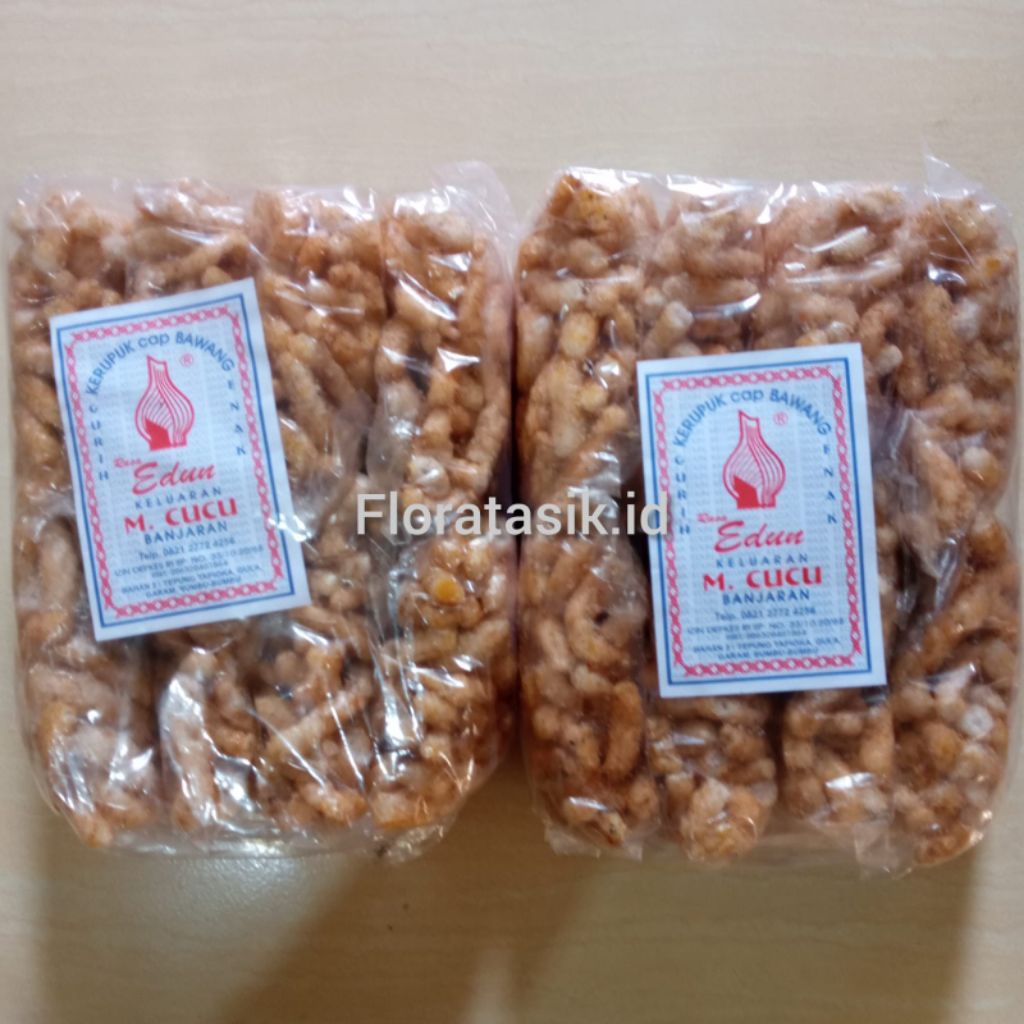 Kerupuk Bawang Cap Edun Isi 5 Pak Kerupuk M Cucu