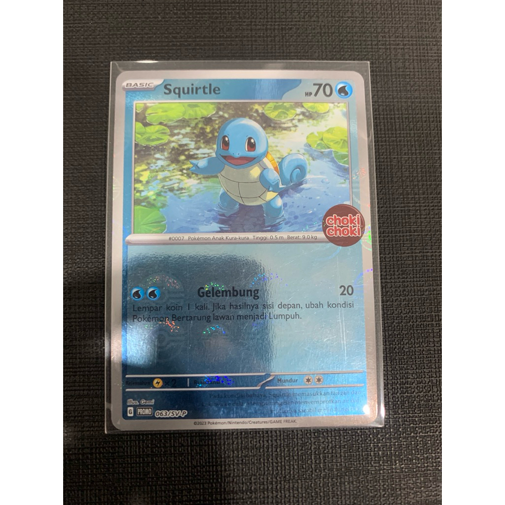 Pokemon tcg Squirtle Promo Choki-Choki