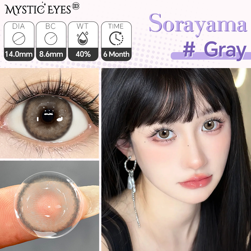 MYSTICEYES SOFTLENS SORAYAMA DAWN SERIES GREY