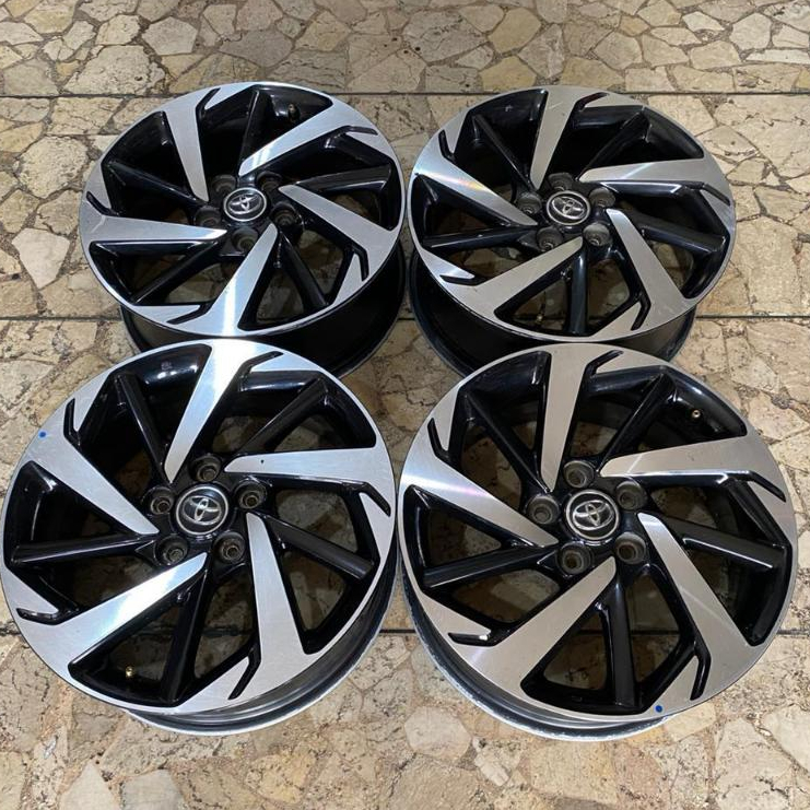 Velg Mobil Seken ORIGINAL RUSH Ring 17 Baut 5x114 Cocok TERIOS INNOVA ALPHARD RUSH DLL