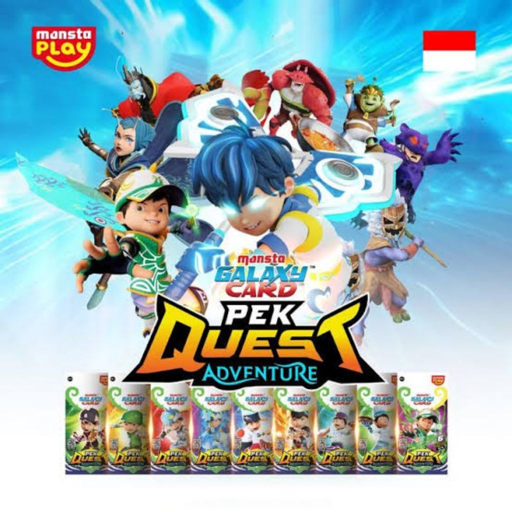 Boboiboy Monsta Galaxy Card Pek Quest