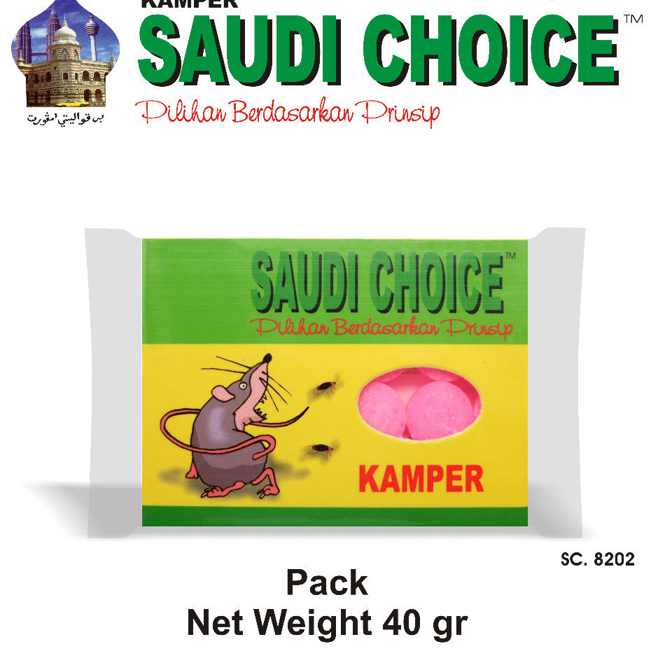 Kamper Anti Tikus Kecoa Serangga / Merek Saudi Choice Ampuh / Tikus Kabur