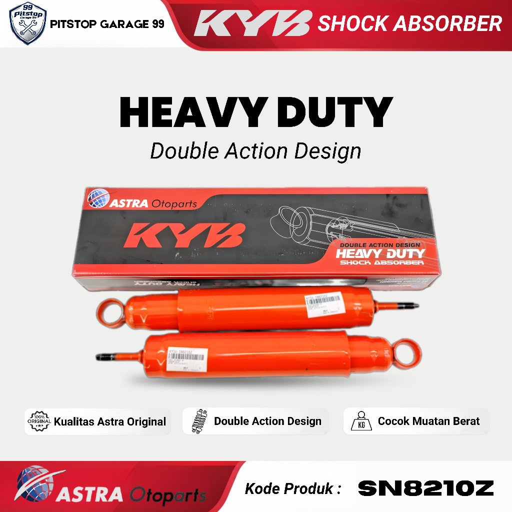 Kayaba / KYB Heavy Duty Shockbreaker Mobil Canter / ELF NHR 55 / FE SN8210Z - Depan