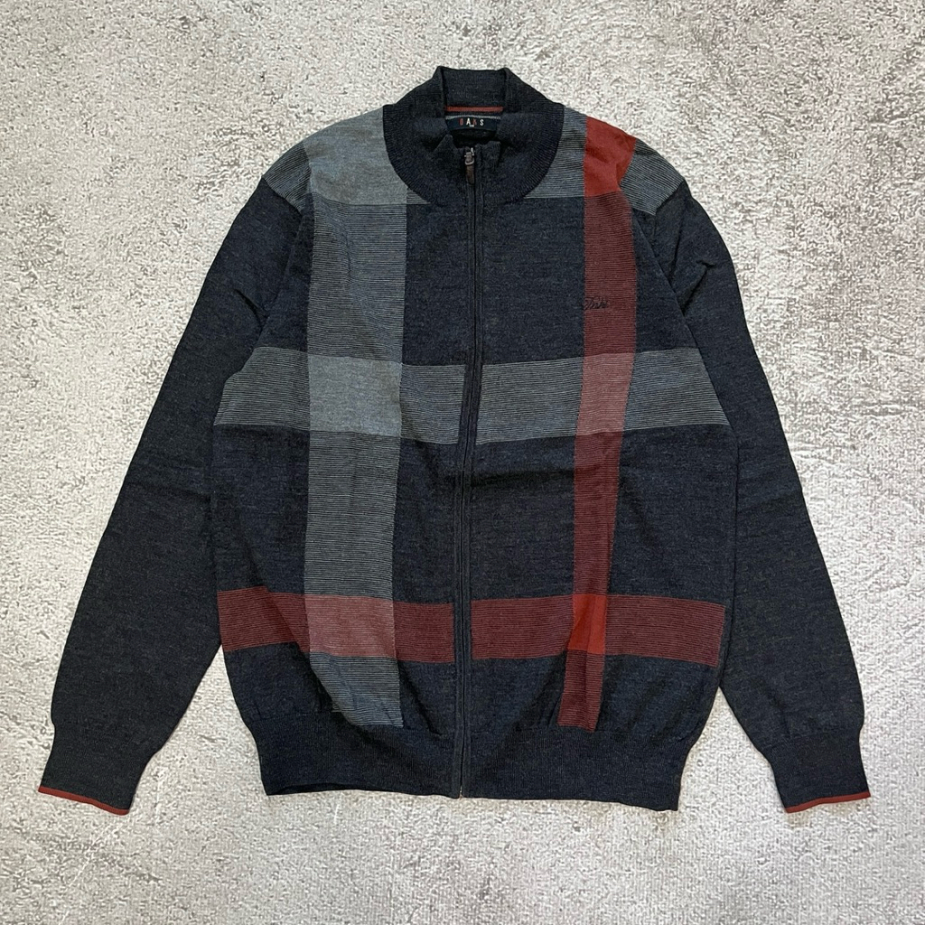 DAKS of London Full Zipper Knitwear
