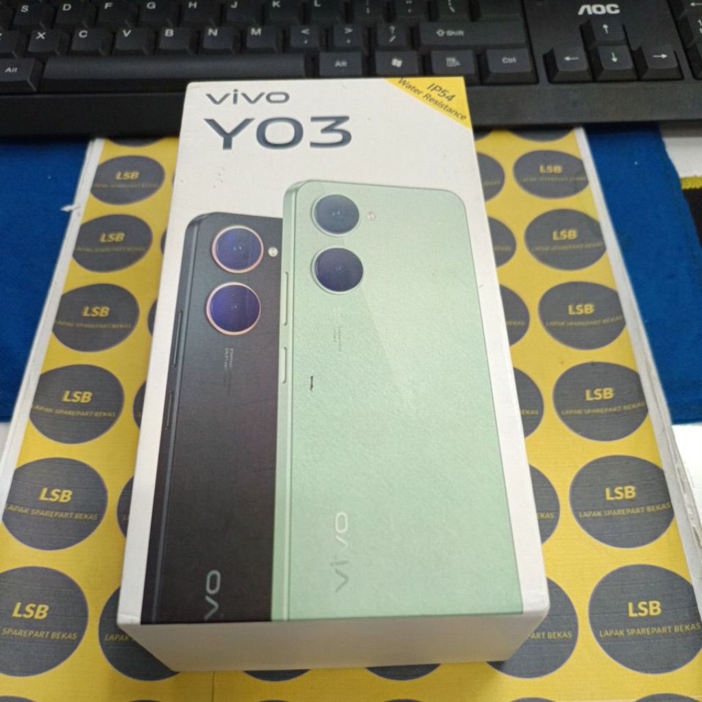 DUS BOX/KOTAK HANDPHONE VIVO Y03 ORIGINAL BEKAS