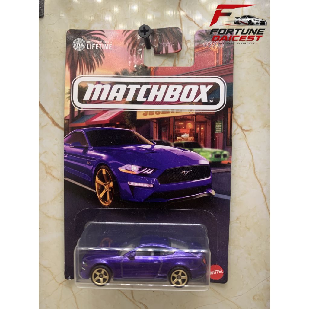 MATCHBOX FORD MUSTANG PURPLE