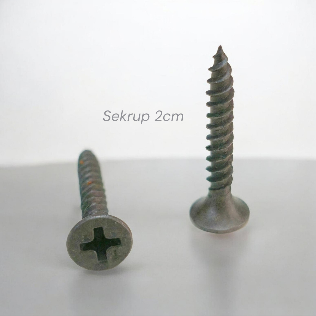 Sekrup hitam plafon gypsum panjang 2 cm 10 PCS
