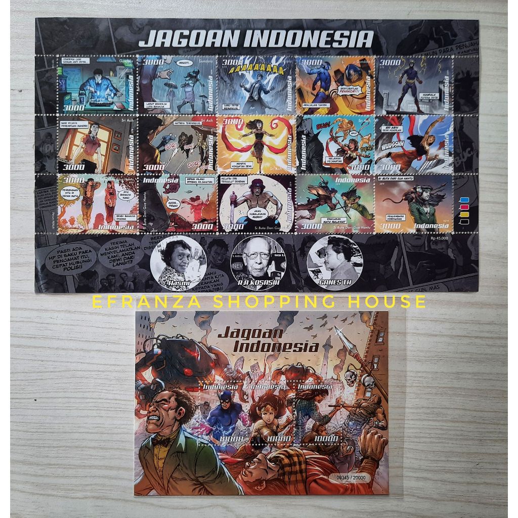 PAKET JAGOAN INDONESIA - filateli