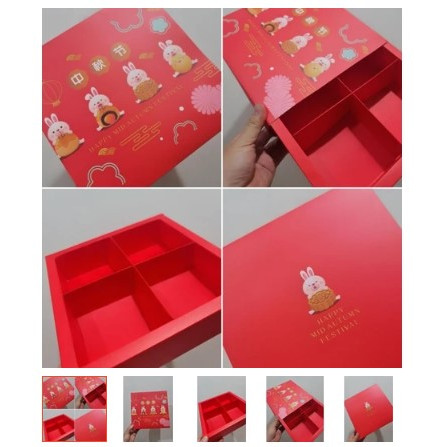 Box Kue Kotak Packaging Hampers Sekat